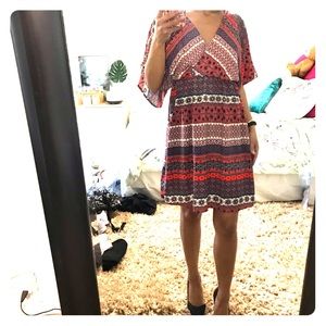 Bright pattern dress from Francesca’s